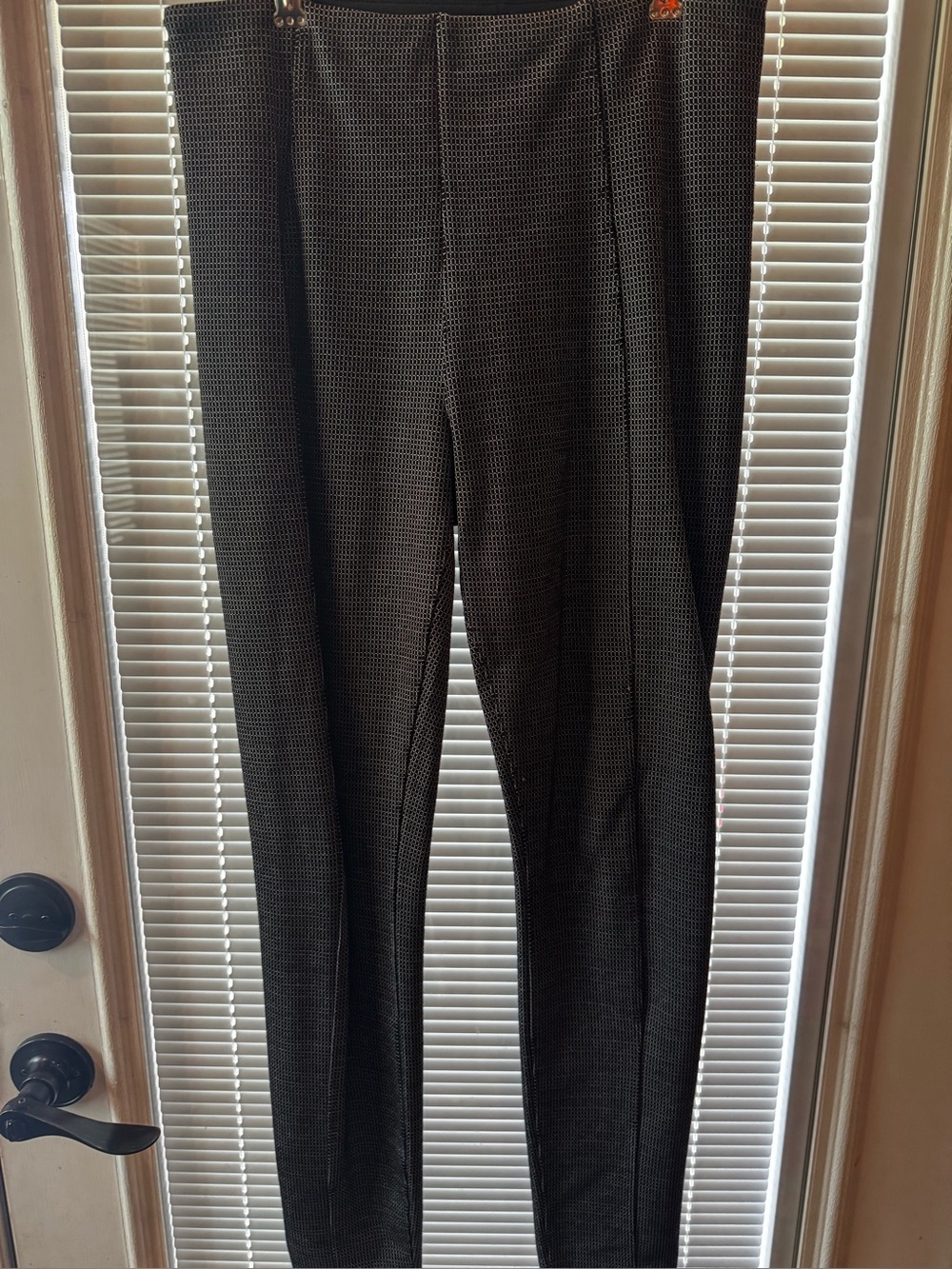 Liverpool Black Textured Ponte Leggings
